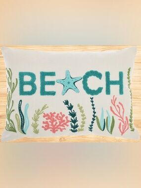 Nourison Mina Victory Beach Throw Pillow Coastal